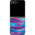 Rainbow Wave Brush Stroke by Etta Vee Galaxy Z Flip6 Skin